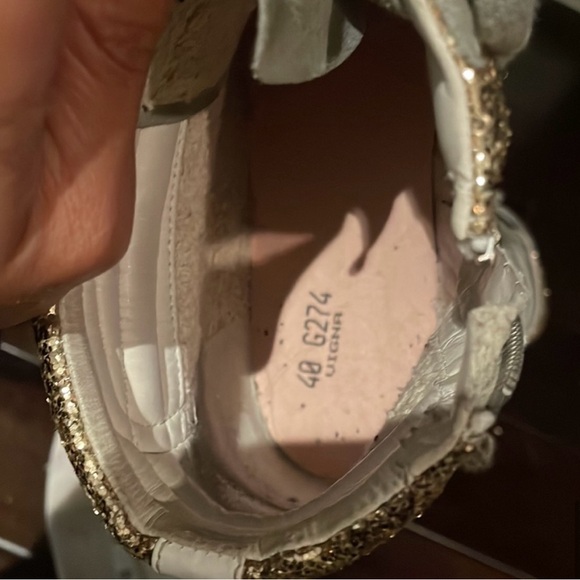 Authentic Golden Goose Glitter Slide High Top Size 40 - Picture 11 of 11